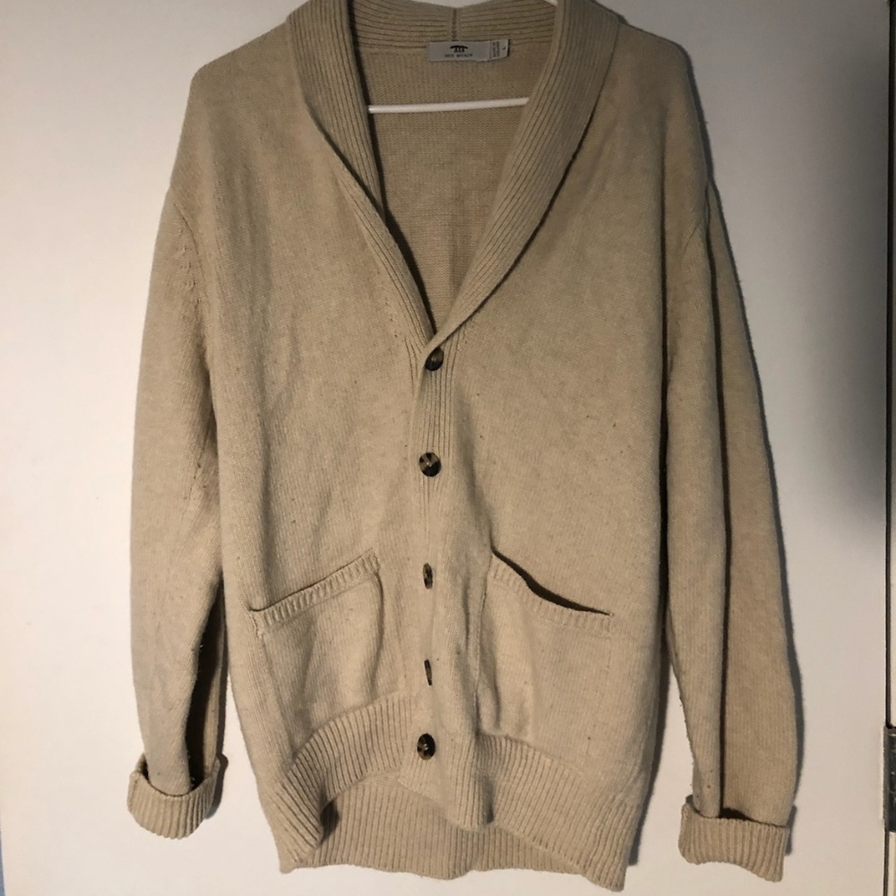 Inis Meain Button Up Sweater